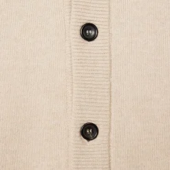 PS Paul Smith V-Neck Long Sleeve Sweater in Beige