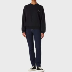 PS Paul Smith Zebra Logo Sweatshirt in Black