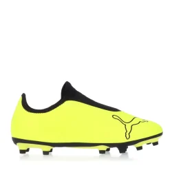Puma Finesse Laceless FG Football Boots in Yellow