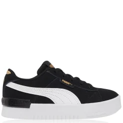 Puma Jada Suede Child Girls Trainers in Black