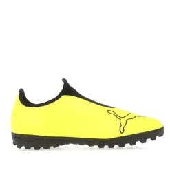 Puma Junior Finesse Laceless Turf Football Boots in Yellow
