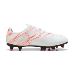 Puma Juniors Attacanto FG/AG Football Boots in White