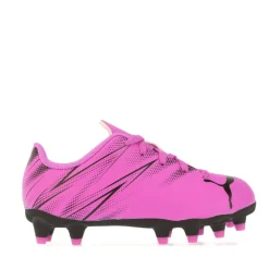 Puma Juniors Attacanto FG/AG Football Boots in Pink