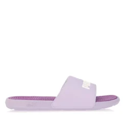 Puma Juniors Cool Cat 2.0 Sliders in Purple