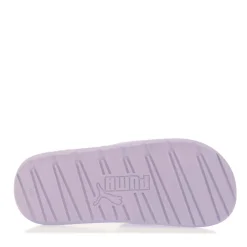 Puma Juniors Cool Cat 2.0 Sliders in Purple