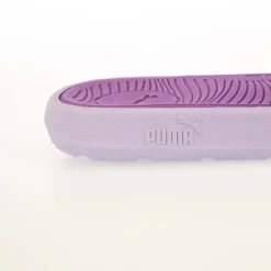 Puma Juniors Cool Cat 2.0 Sliders in Purple