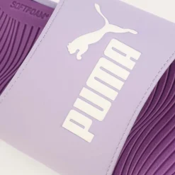 Puma Juniors Cool Cat 2.0 Sliders in Purple