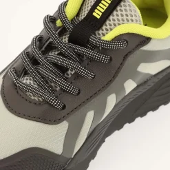 Puma Juniors Excursion AC Trainers in Green yellow