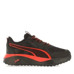 Puma Juniors Excursion AC Trainers in Black Red