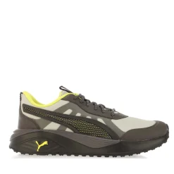 Puma Juniors Excursion Trainers in Green yellow