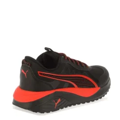 Puma Juniors Excursion Trainers in Black Red