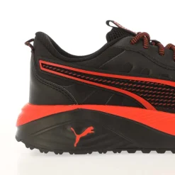 Puma Juniors Excursion Trainers in Black Red