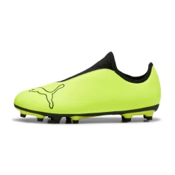 Puma Juniors Finesse Laceless FG Football Boots in Yellow