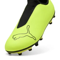 Puma Juniors Finesse Laceless FG Football Boots in Yellow