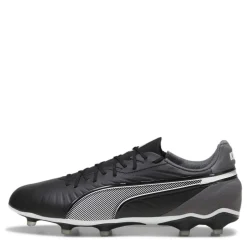 Puma King Match Firm Ground Football Boots in Black