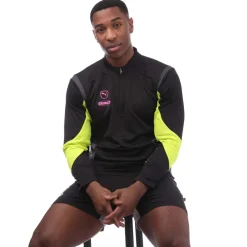 Puma King Pro 1/4 Zip Top in Black