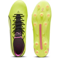 Puma King Ultimate Firm Ground Football Boots in Green