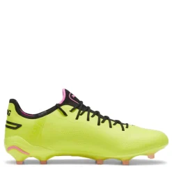 Puma King Ultimate Firm Ground Football Boots in Green