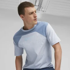 Puma Manchester City Football Culture T-Shirt 2023 2024 Adults in Blue