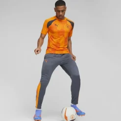 Puma Manchester City Pre Match Shirt 2023 2024 Adults in Orange