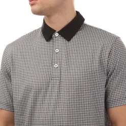 Puma Mattr Circular Polo Shirt in Black