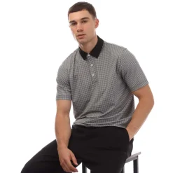 Puma Mattr Circular Polo Shirt in Black