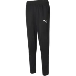 Puma Mens Tapered Tracksuit Bottoms in Black