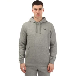 Puma Small Logo Hoodie in Grey