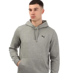 Puma Small Logo Hoodie in Grey