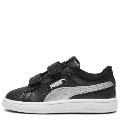 Puma Smash 3.0 Glitz Glam V Infant Girl Trainers in Black