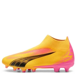 Puma Ultra Match Laceless Firm Ground Football Boots in Orange