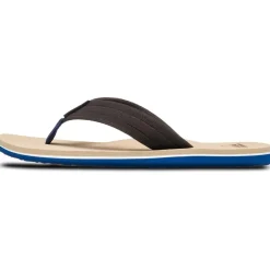 Quiksilver Mens Molokai Layback Flip Flops in Brown