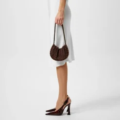 Rabanne Chainmail Shoulder Bag in Brown