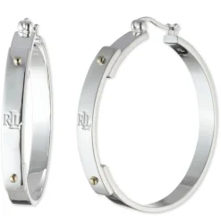 Ralph Lauren Hoops in Silver