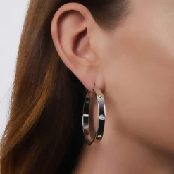 Ralph Lauren Hoops in Silver