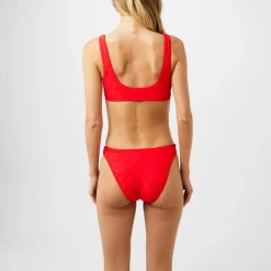 Ralph Lauren Jacquard Bralette in Red