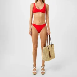Ralph Lauren Jacquard Bralette in Red