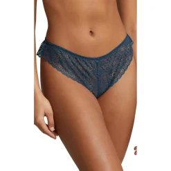 Ralph Lauren Polo Eyelet Tanga Brief in Blue