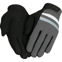 Rapha Brevet Reflective Gloves in Black
