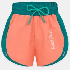 Red Run Colourblock Running Shorts Verdant in Pink