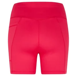 Red Run Cycling Shorts in Pink