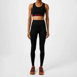 Red Run Inky Collection Sculpted Leggings in Black