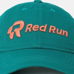 Red Run Logo Cap Verdant in Green