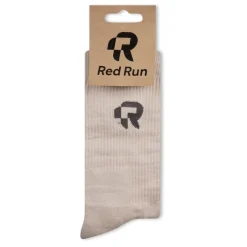 Red Run Organic Cotton Socks in Beige