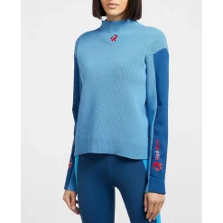 Red Run Womens Elektra Knitted Sweatshirt in Multi colour