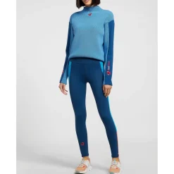 Red Run Womens Elektra Knitted Sweatshirt in Multi colour