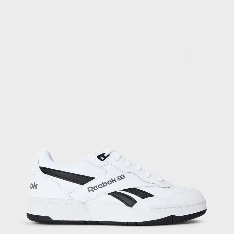 Reebok Bb 4000 Ii Ftwwht Cblack Purgry Low Top Trainers Boys in White