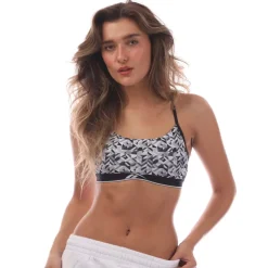 Reebok Cita Bra Top in Grey