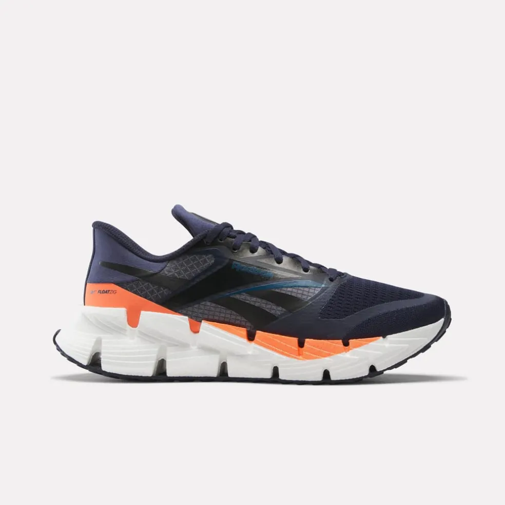 Reebok FloatZig 1 Running Shoes in Navy-White