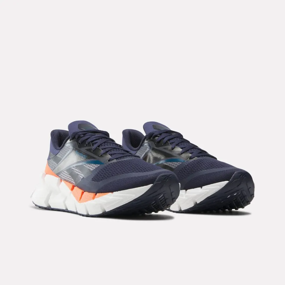 Reebok FloatZig 1 Running Shoes in Navy-White